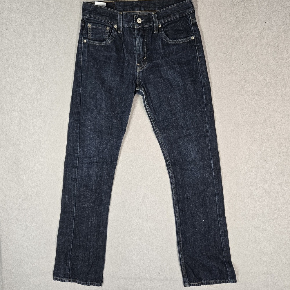 Levi's 527 Men Jeans 29X32 Blue Denim Slim Bootcut 31.5" Inseam Distressed READ